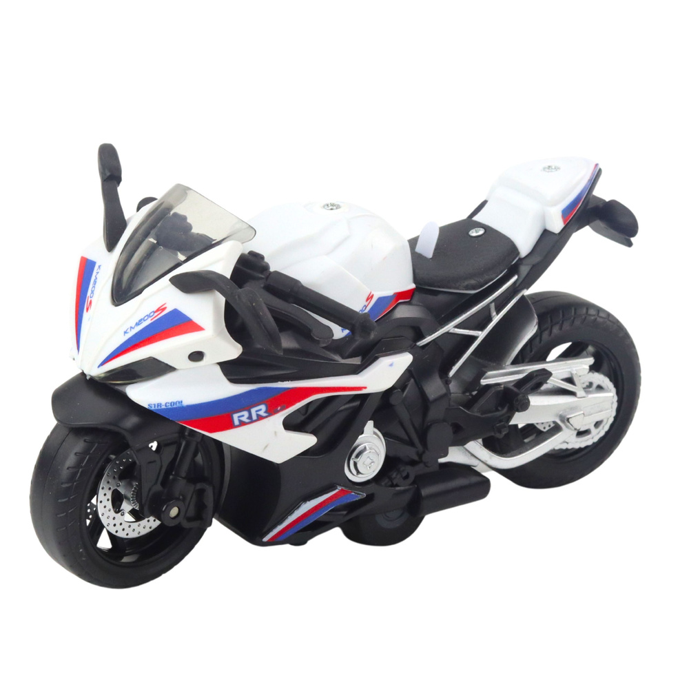 Sportinis motociklas su šviesomis ir garsais, 15.5x8.5x8 cm 3