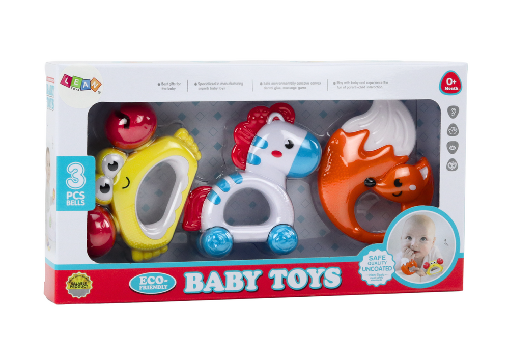 Barškučių rinkinys Lean Toys
