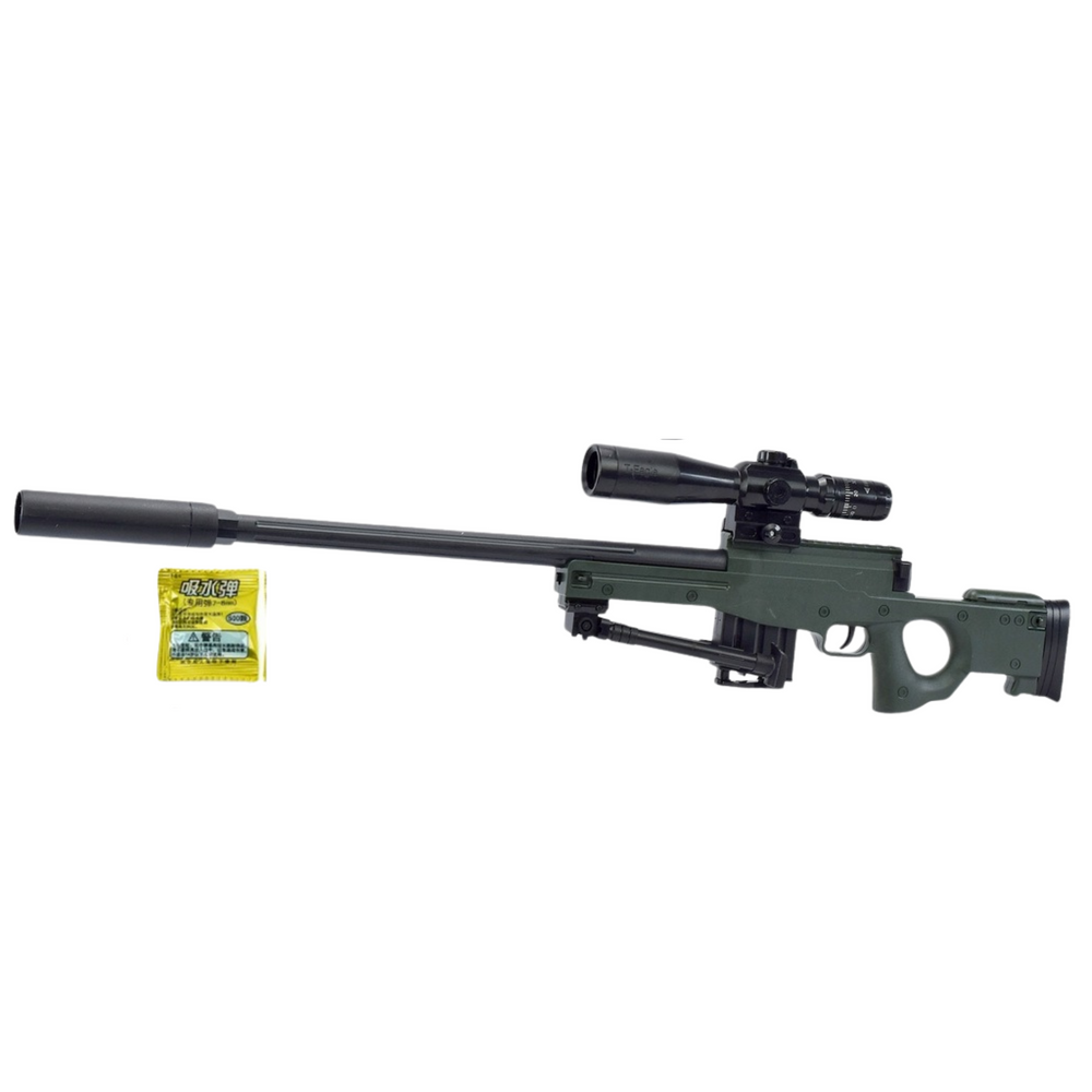 Snaiperio šautuvo replika AWM vandens gelio kulkų 80 cm 2