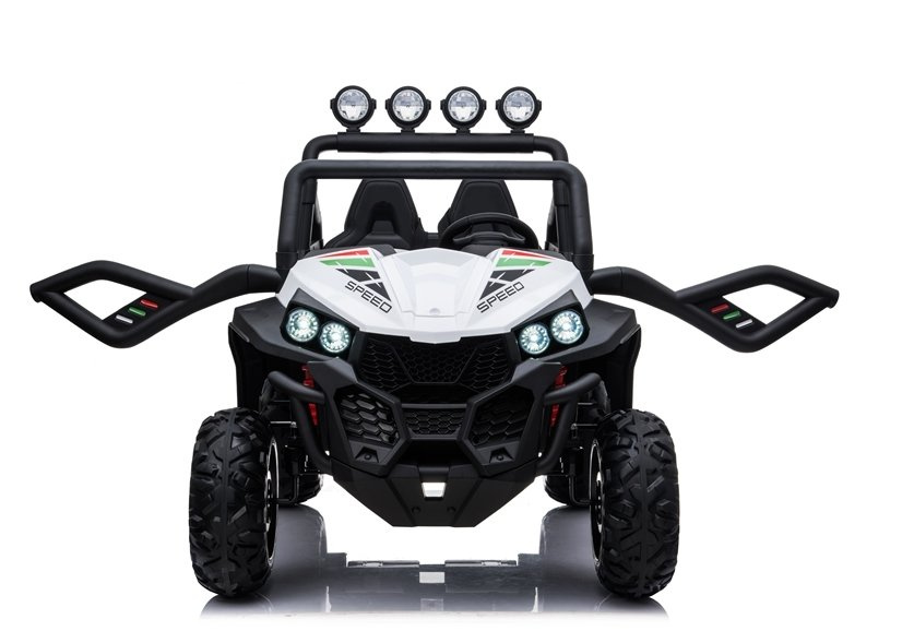 Vaikiškas elektromobilis bagis s2588, baltas