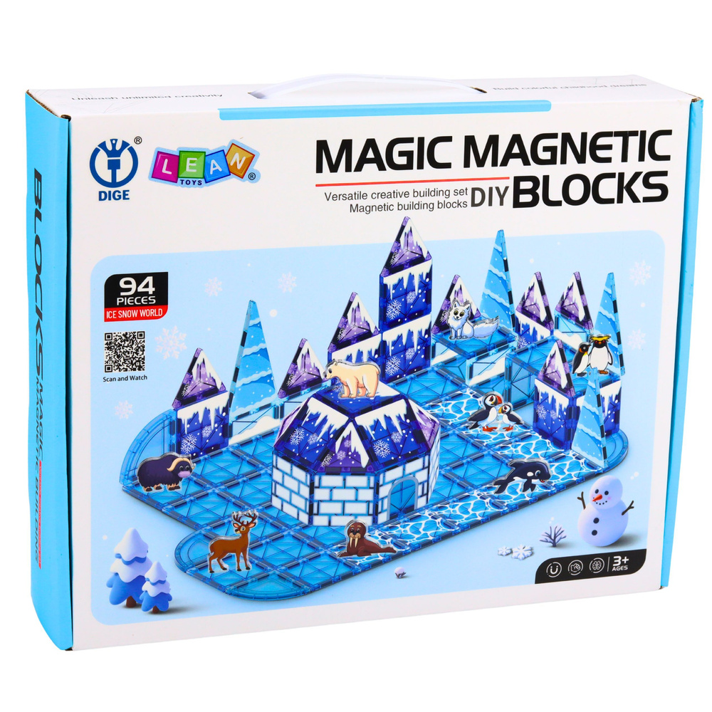 Magnetinės kaladėlės 94 vnt. 3