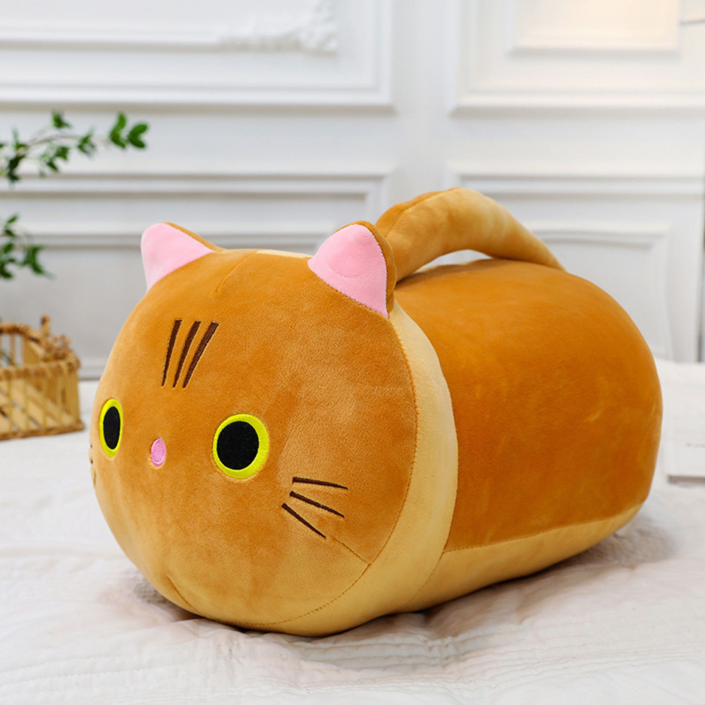 Pliušinis katinas su ilga uodega, 40 cm