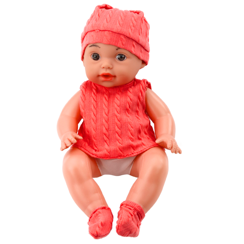 Lėlė kūdikis su buteliuku ir garsais 30 cm
