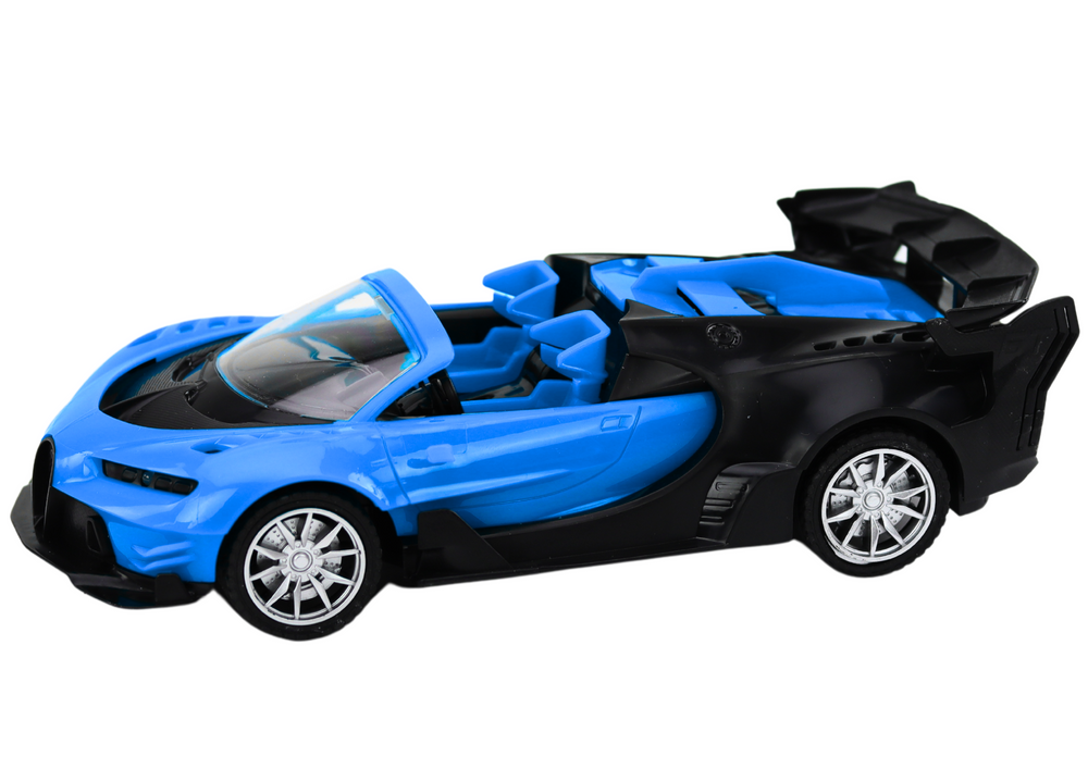 Nuotoliniu būdu valdomas sportinis automobilis 1:18 mėlynas