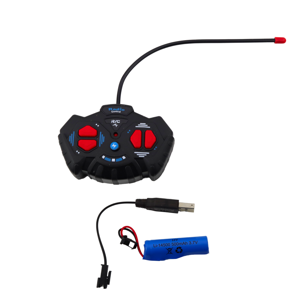 Nuotoliniu būdu valdomas troleibusas su led šviesomis, 36 cm