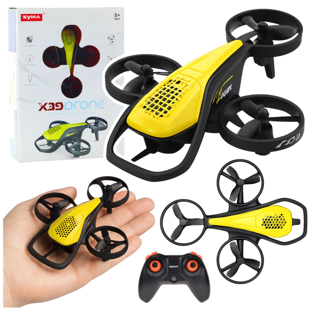 Mini dronas Syma X39 keturių ašių 12.4x10 cm