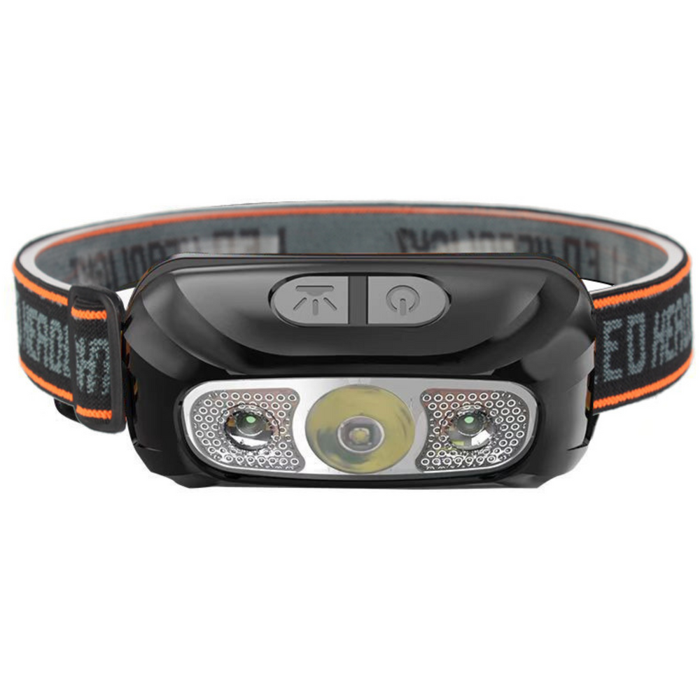 Led žibintuvėlis su 6 apšvietimo režimais, atsparus vandeniui