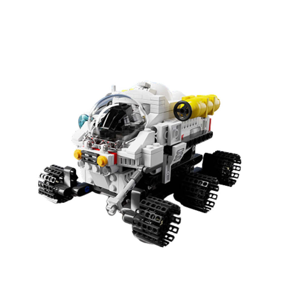 Konstruktorius „3-in-1 kosmoso robotas ir roveris“ su rc valdymu, 408 dalys 3