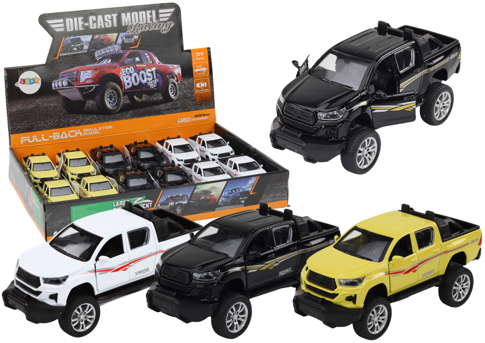 Visureigis automobilis die-cast model, įvairių spalvų