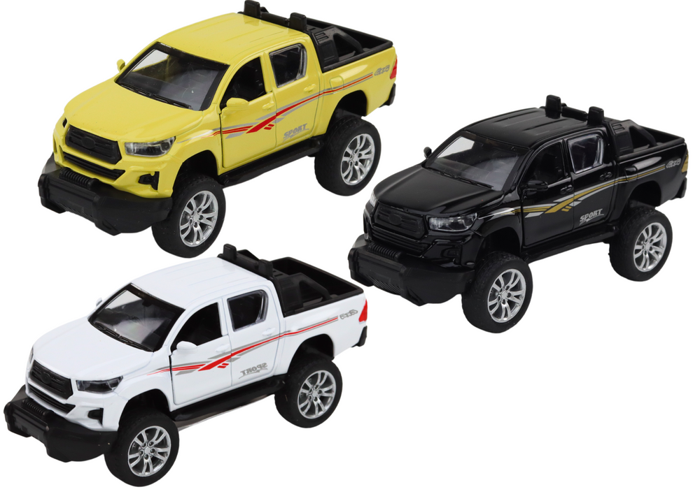 Visureigis automobilis die-cast model, įvairių spalvų
