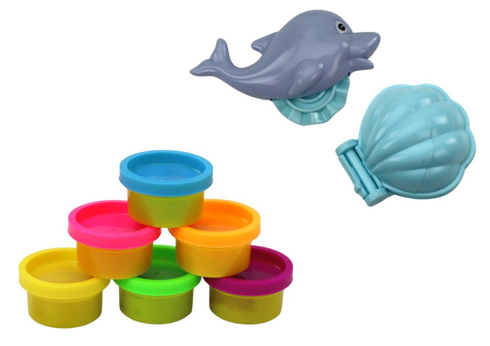 Dinozaurų plastilino rinkinys su 6 spalvomis ir formelėmis 2