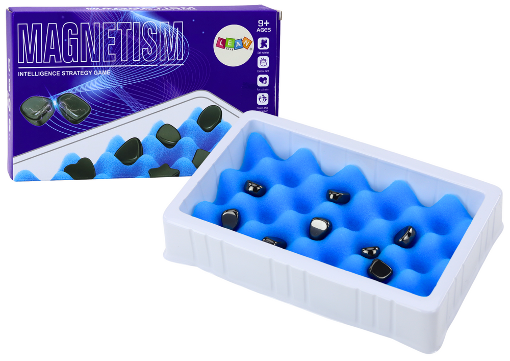 Strateginis stalo žaidimas su magnetiniais akmenimis