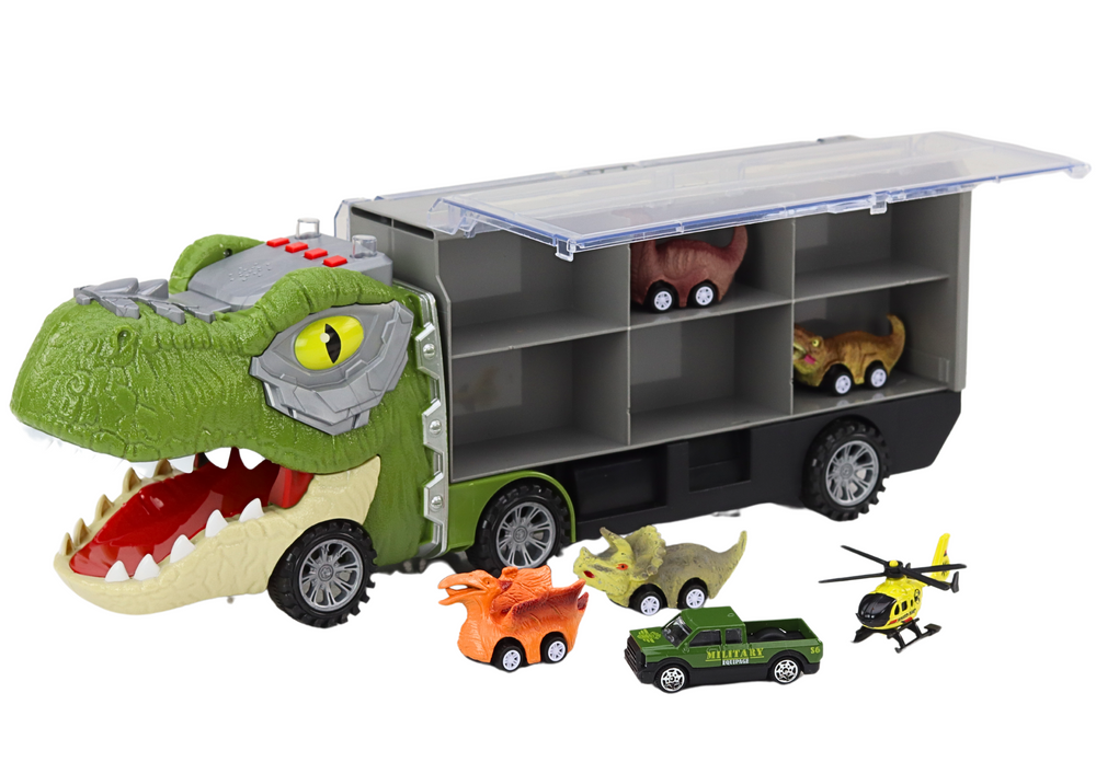 Sukvežimis su garso efektais lean toys dinosaur springs