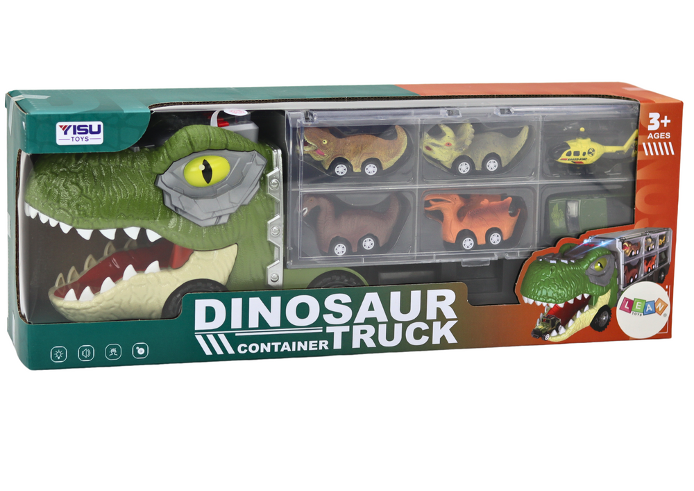 Sukvežimis su garso efektais lean toys dinosaur springs