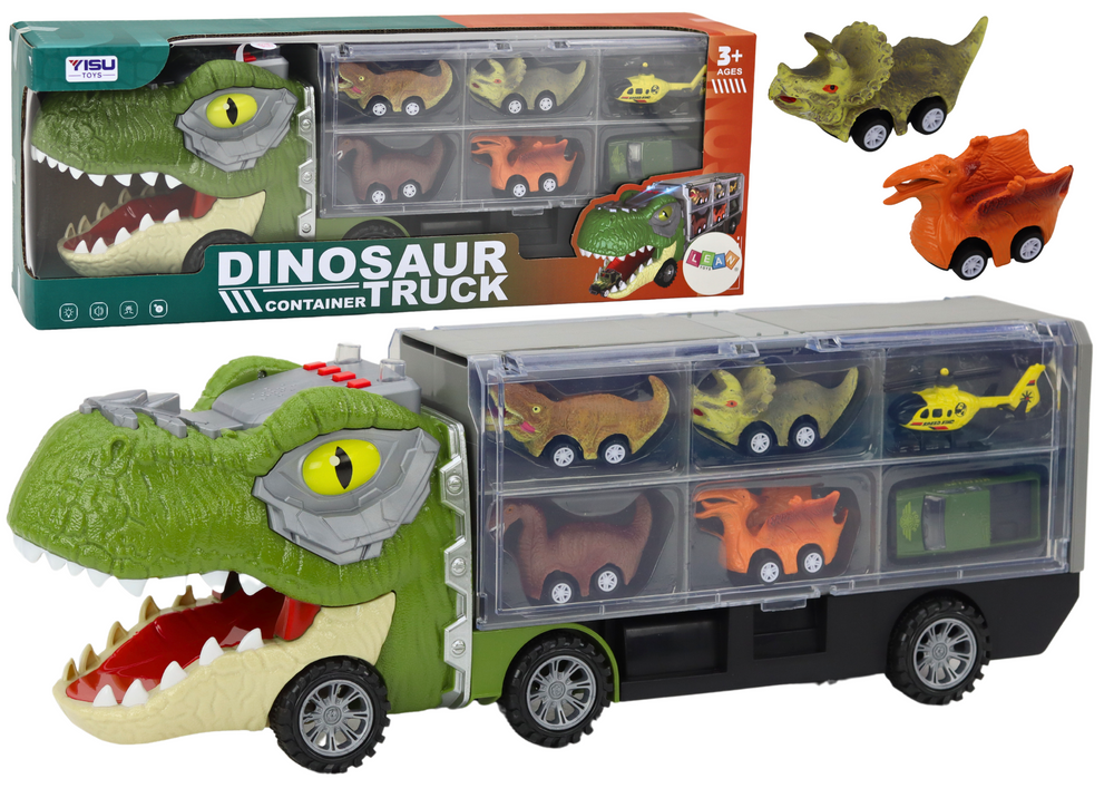 Sukvežimis su garso efektais lean toys dinosaur springs