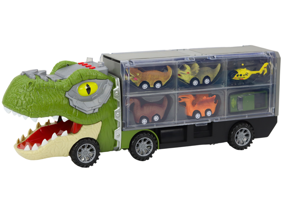 Sukvežimis su garso efektais lean toys dinosaur springs