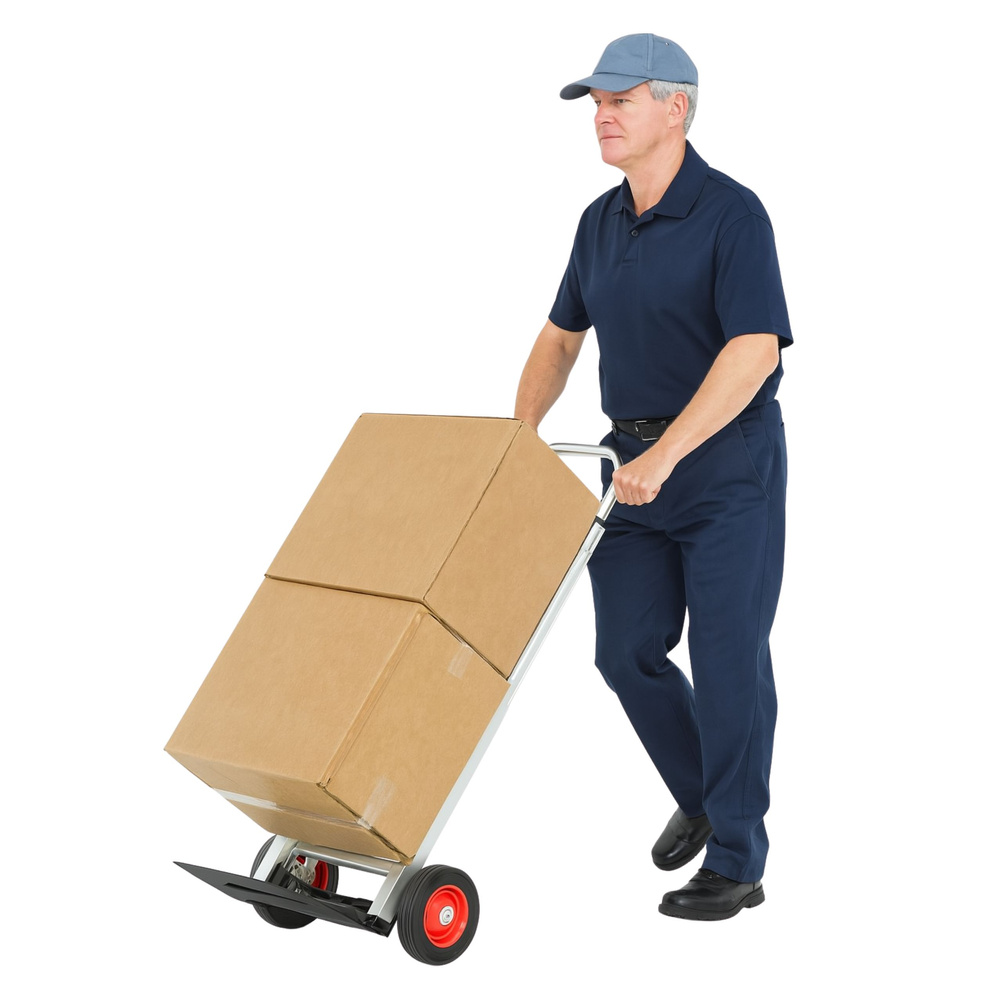 Sulankstomas aliuminis transportavimo vežimėlis 90 kg