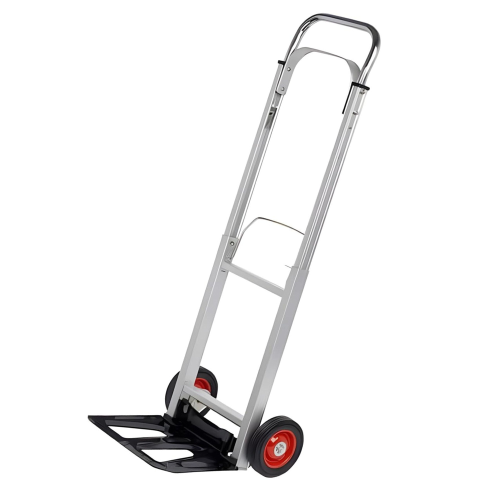 Sulankstomas aliuminis transportavimo vežimėlis 90 kg