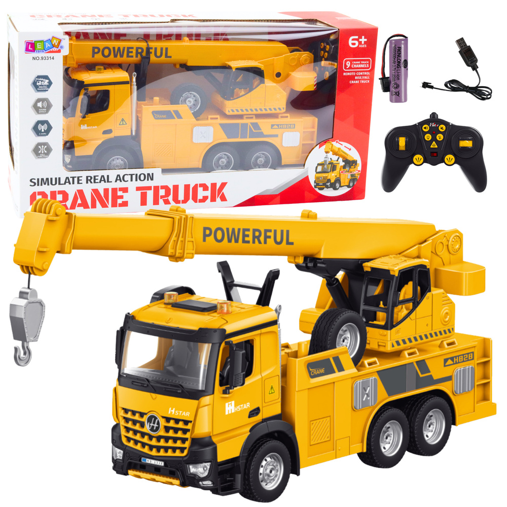 Remote Controlled Crane Hook Rc 2.4G 9Ch Yellow