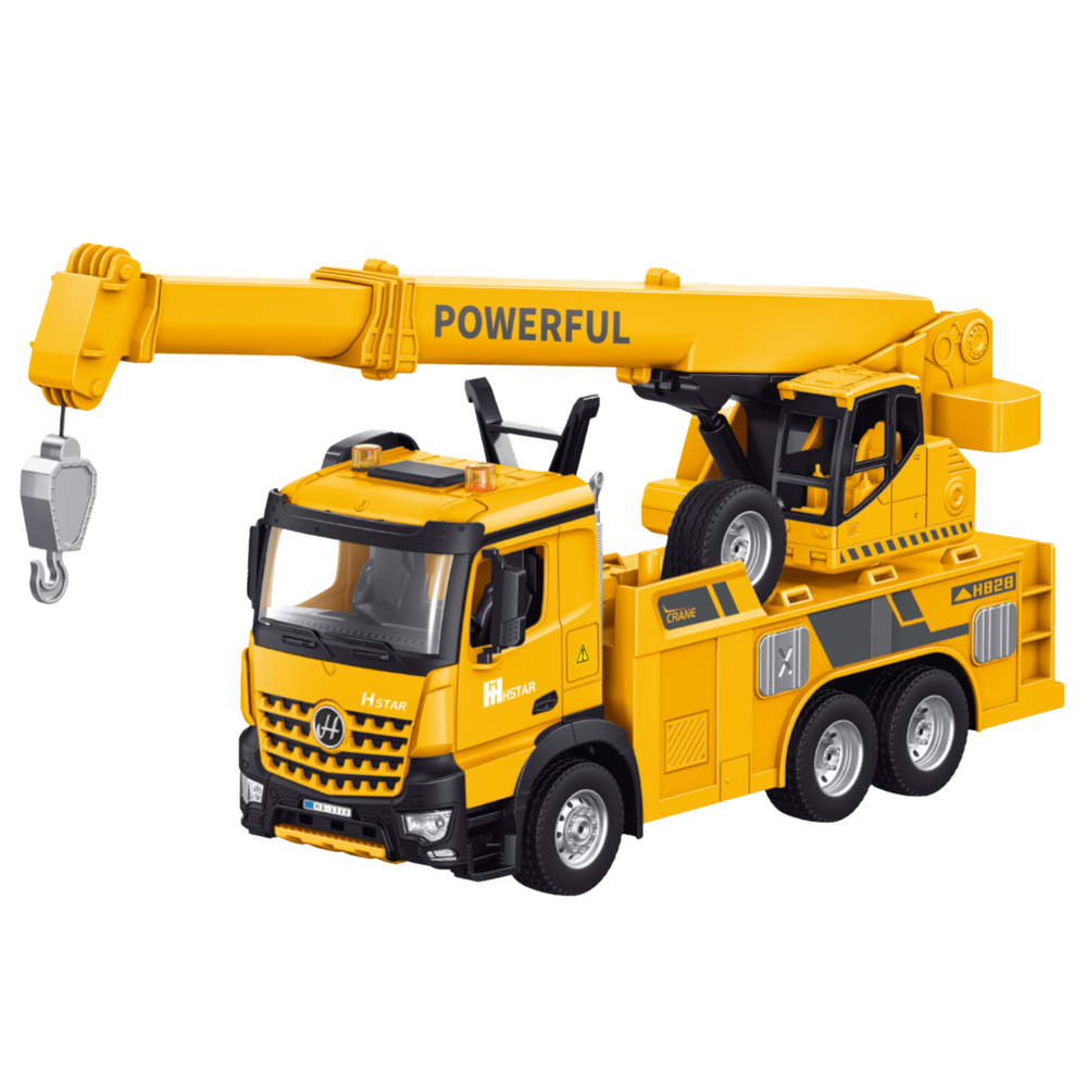 Remote controlled crane hook rc 2.4g 9ch yellow