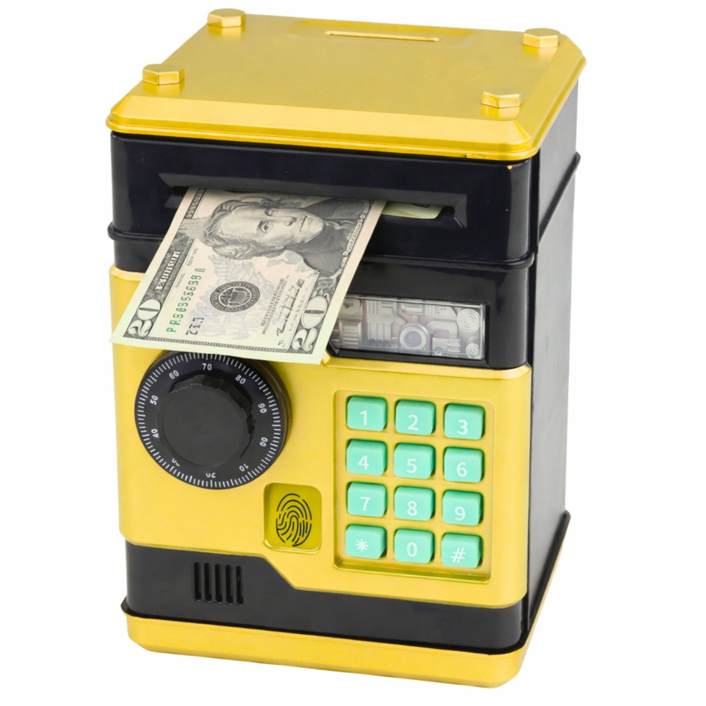 Elektroninė taupyklė auksinė 3