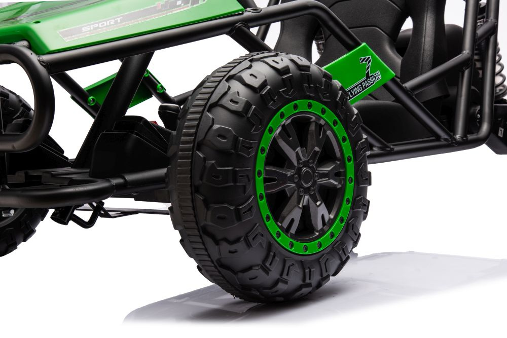 Akumuliatorinis buggy a8812 žalias 24v