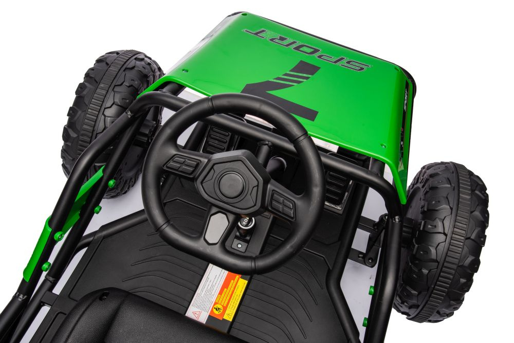 Akumuliatorinis buggy a8812 žalias 24v