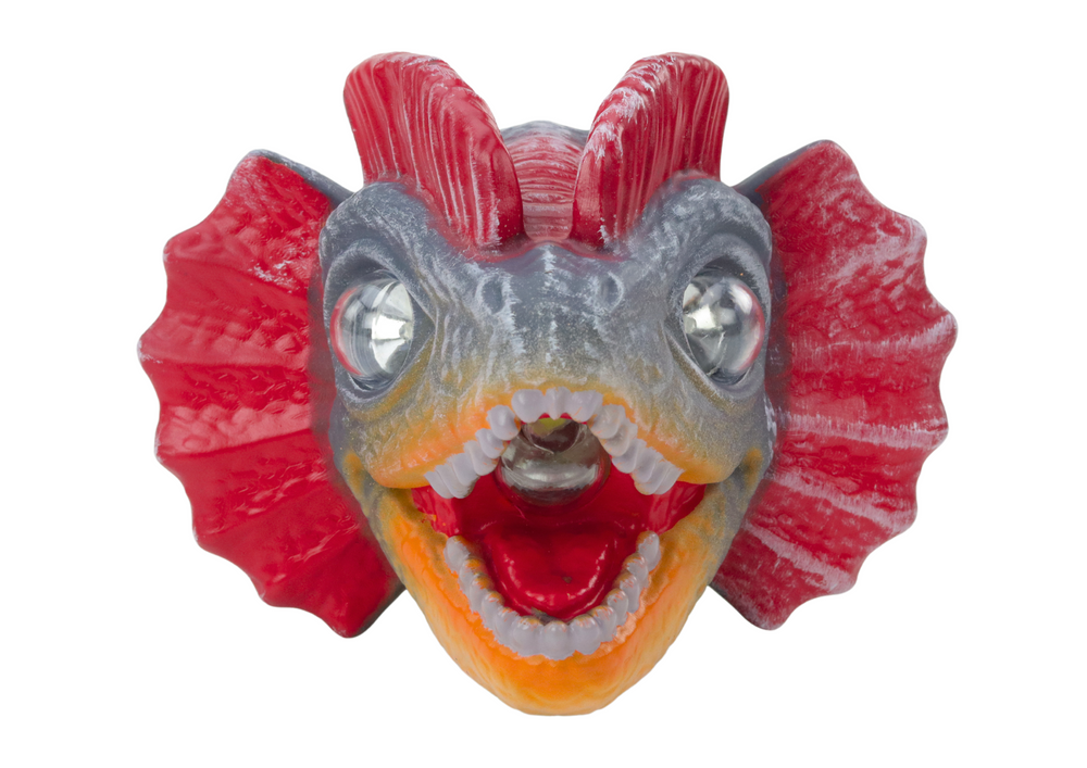 Dinozauro formos vaikiškas žibintuvėlis lean toys