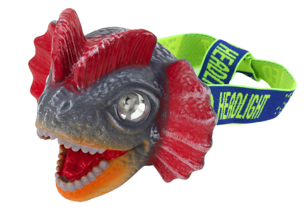 Dinozauro formos vaikiškas žibintuvėlis lean toys