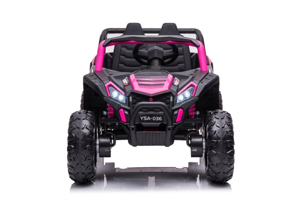 Akumuliatorinis automobilis vaikams ysa036 rožinis 4x4