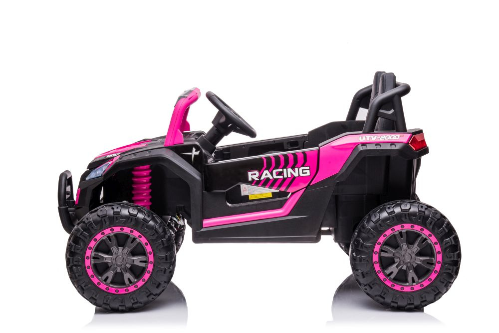 Akumuliatorinis automobilis vaikams ysa036 rožinis 4x4