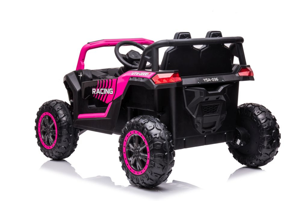 Akumuliatorinis automobilis vaikams ysa036 rožinis 4x4