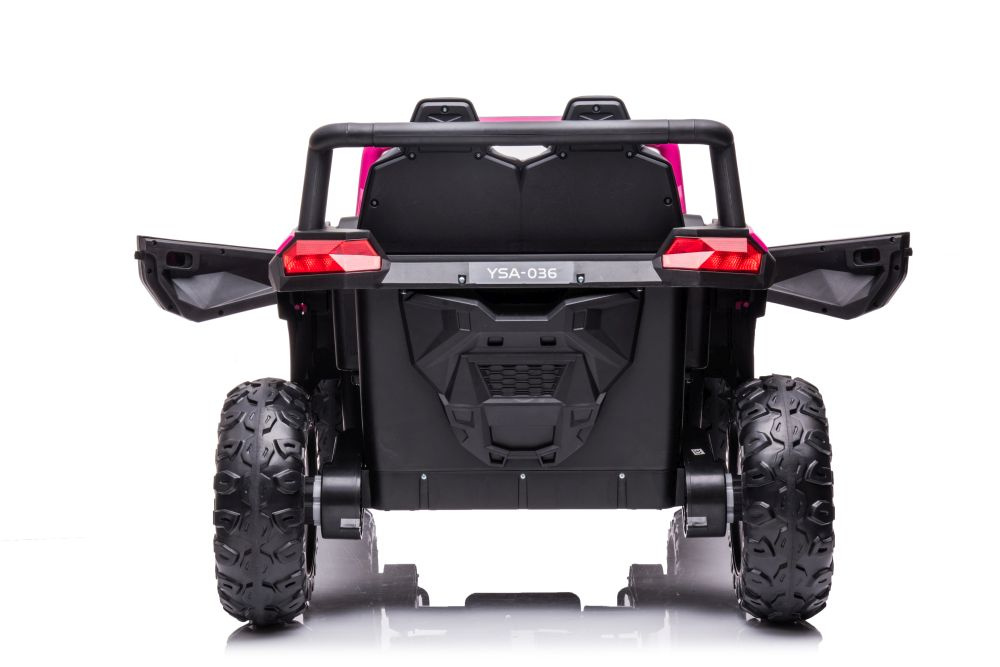 Akumuliatorinis automobilis vaikams ysa036 rožinis 4x4