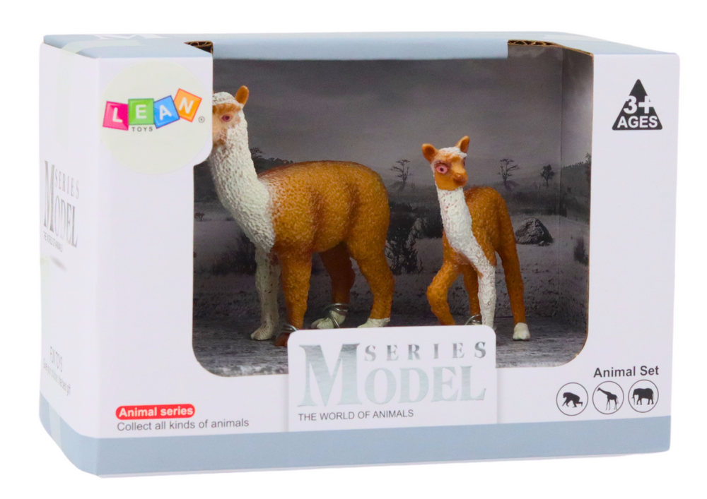 Dekoratyvinė lamų figūrėlė 8 cm ir 6 cm