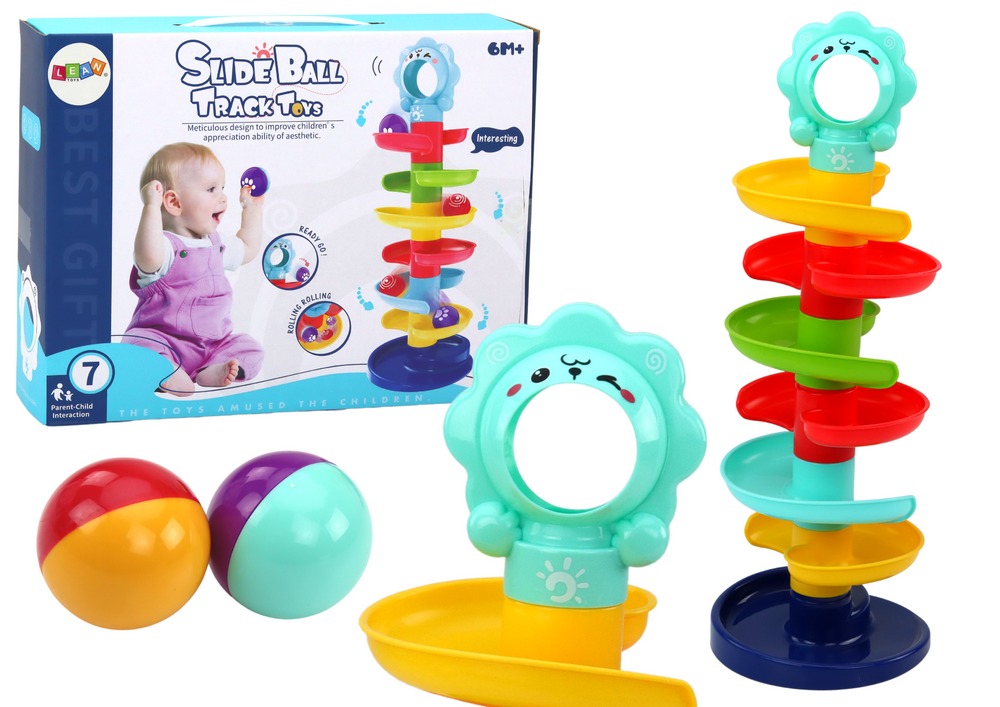Spalvinga spiralės bokšto trasa
