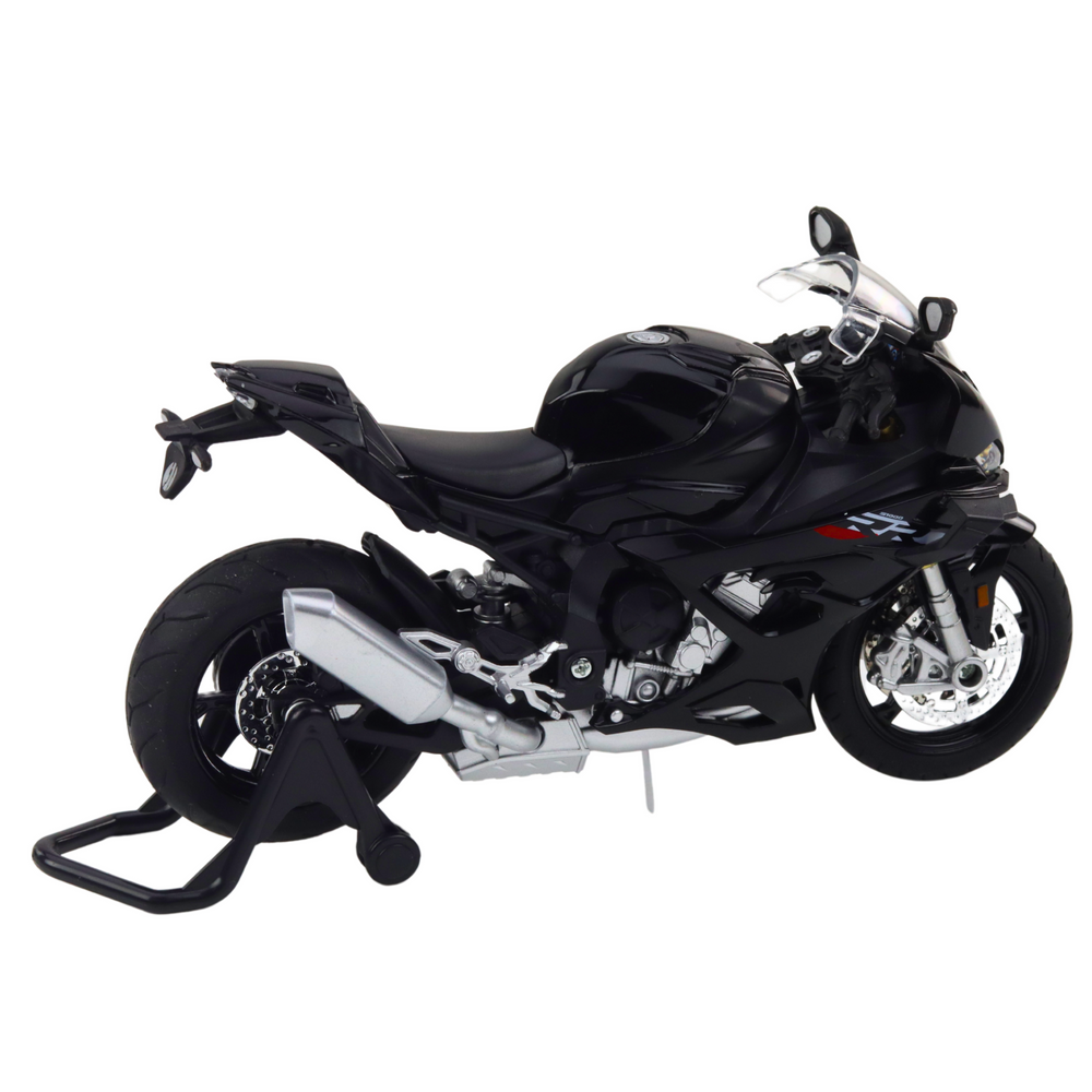 Sportinis motociklas metalinis juodas s1000 1:12