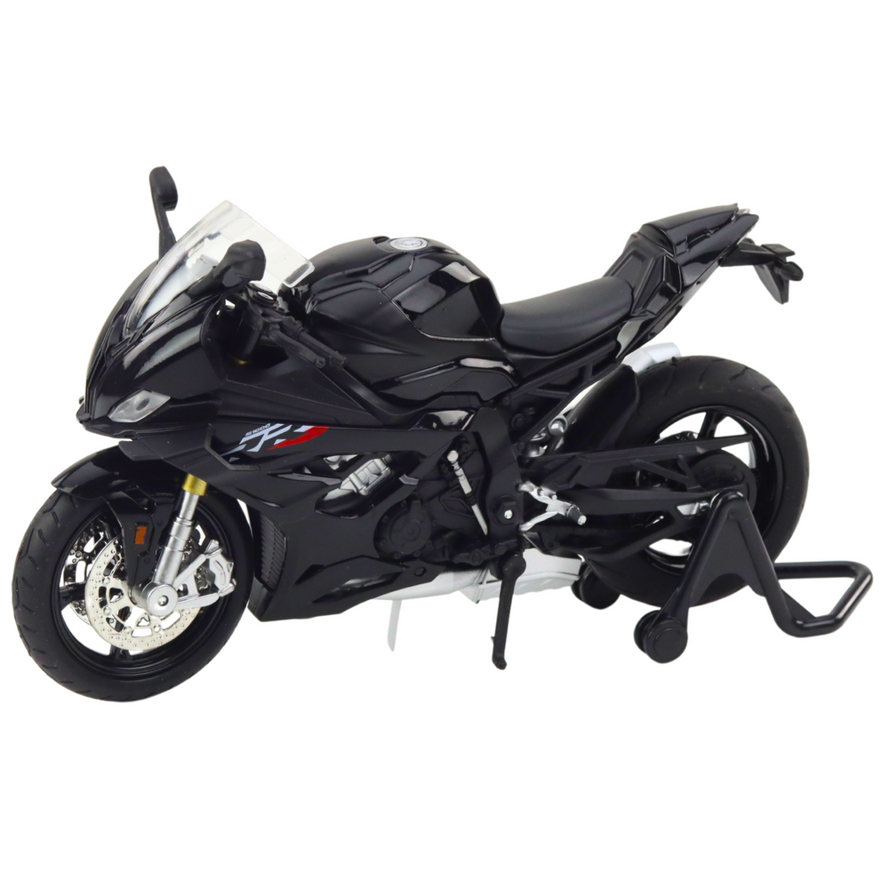 Sportinis motociklas metalinis juodas s1000 1:12