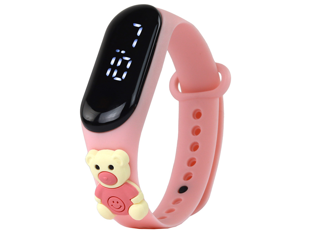 Išmanioji apyrankė leantoys teddy bear pink