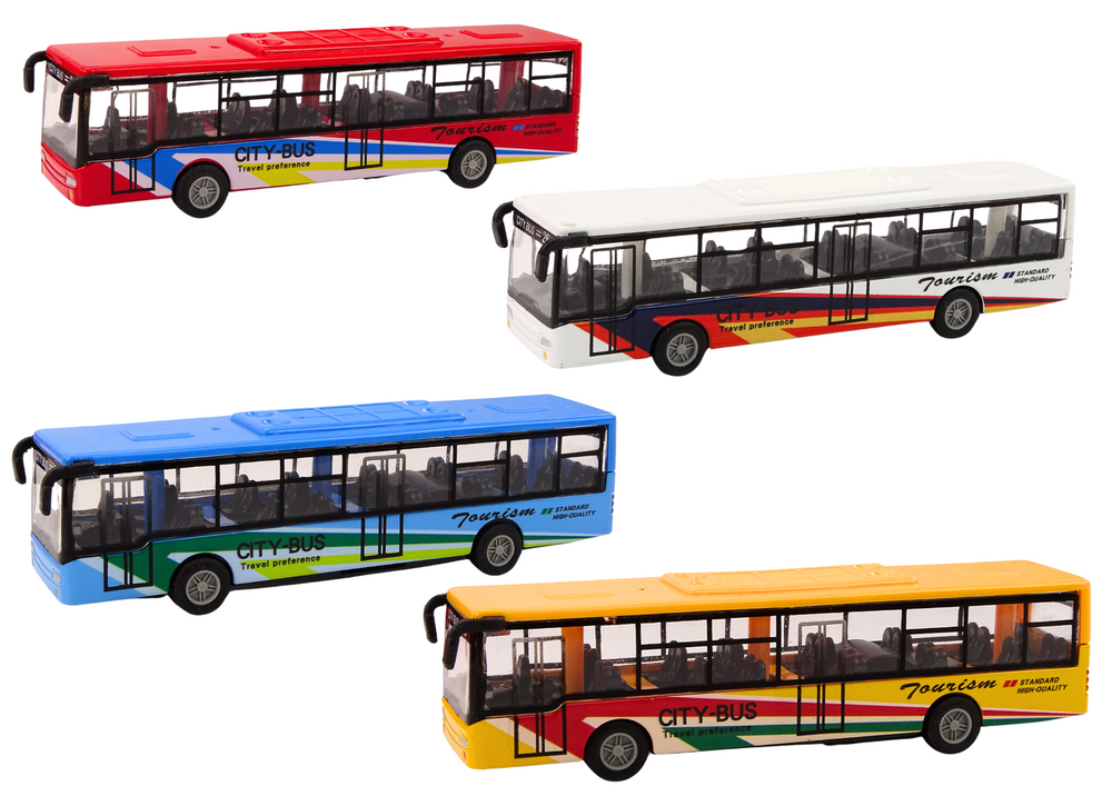 Miesto autobusas, 15 cm, metalinis