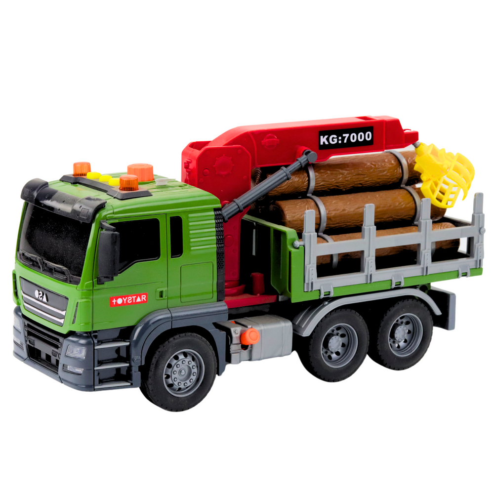 Medienos transportavimo sunkvežimis su kranu, 1:14