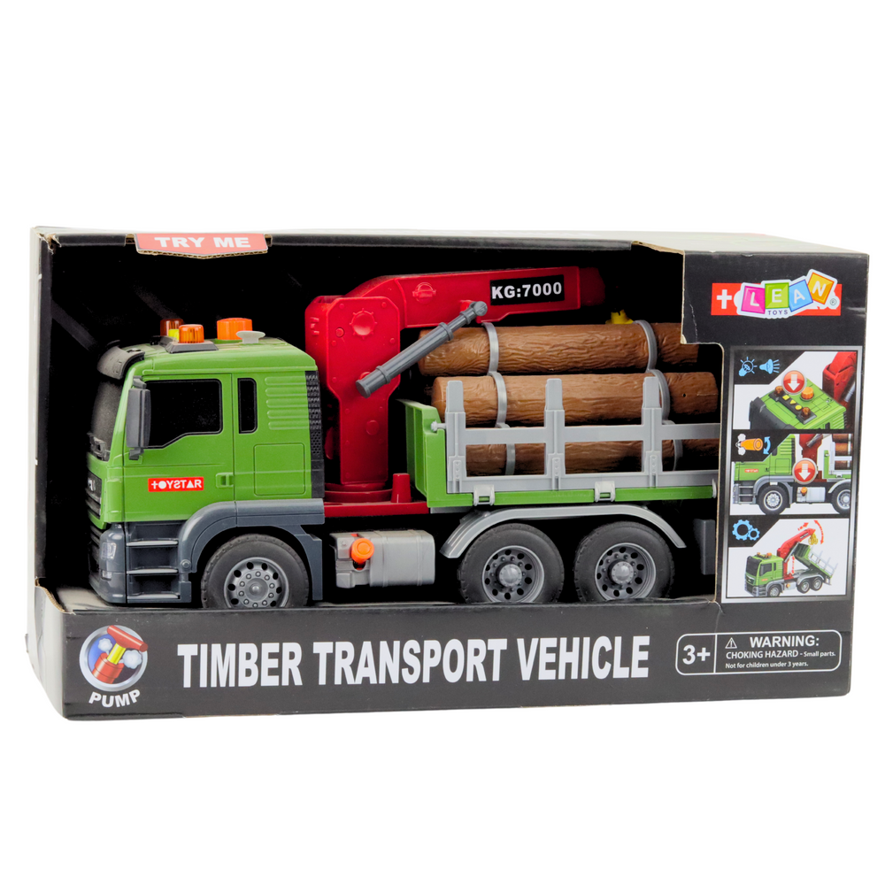 Medienos transportavimo sunkvežimis su kranu, 1:14
