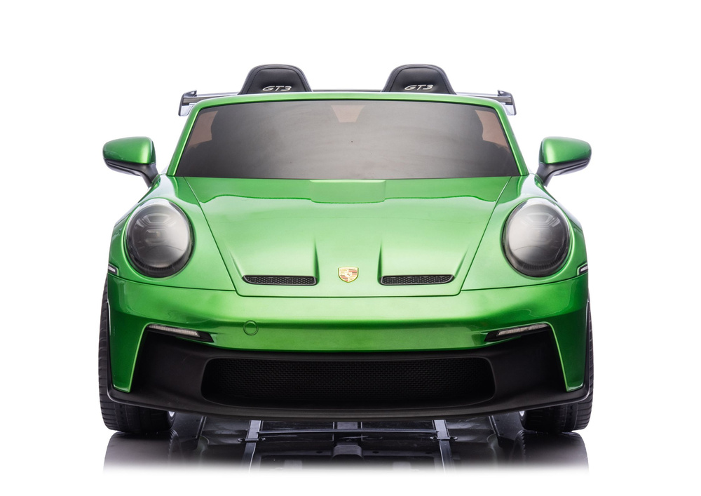 Vaikiškas elektromobilis porsche gt3 dk-p911, žalias