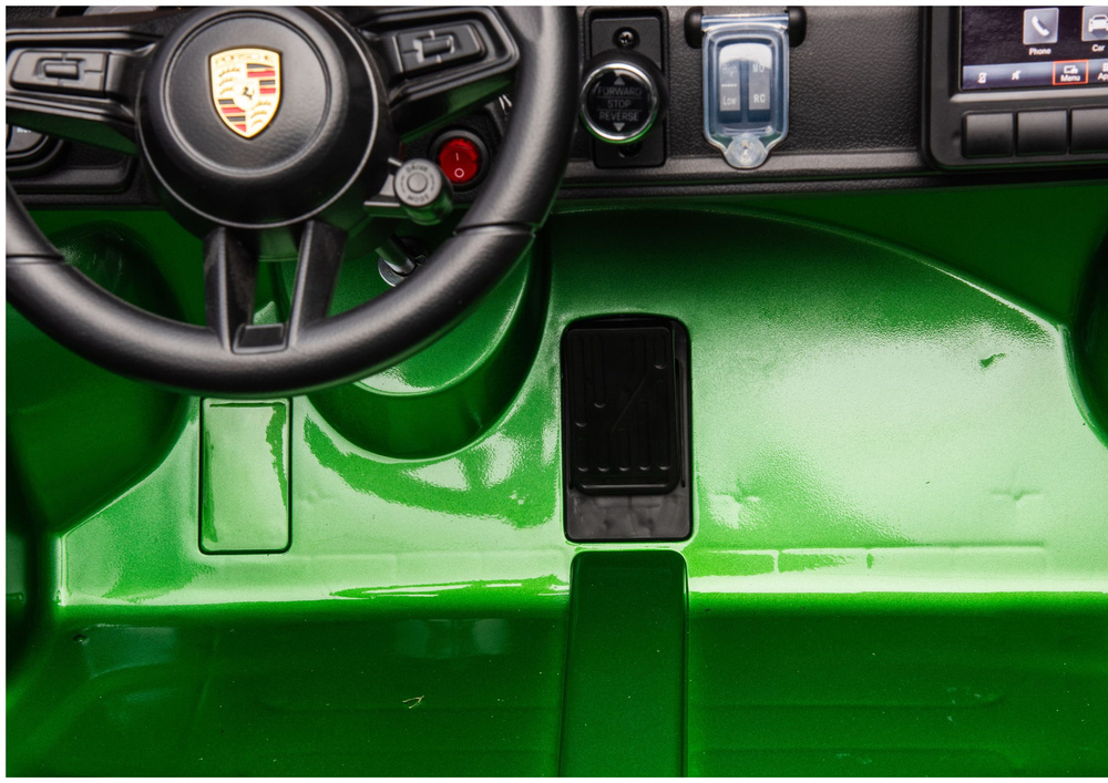 Vaikiškas elektromobilis porsche gt3 dk-p911, žalias