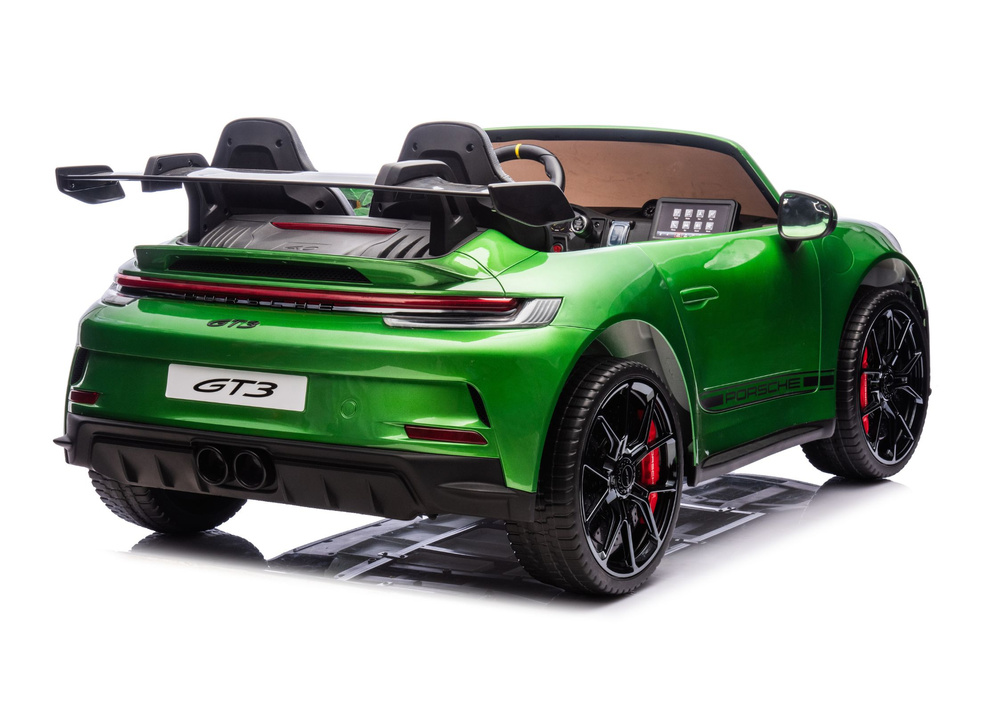 Vaikiškas elektromobilis porsche gt3 dk-p911, žalias