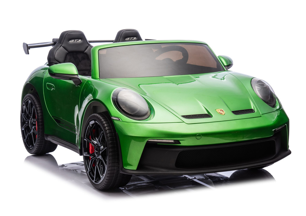 Vaikiškas elektromobilis porsche gt3 dk-p911, žalias