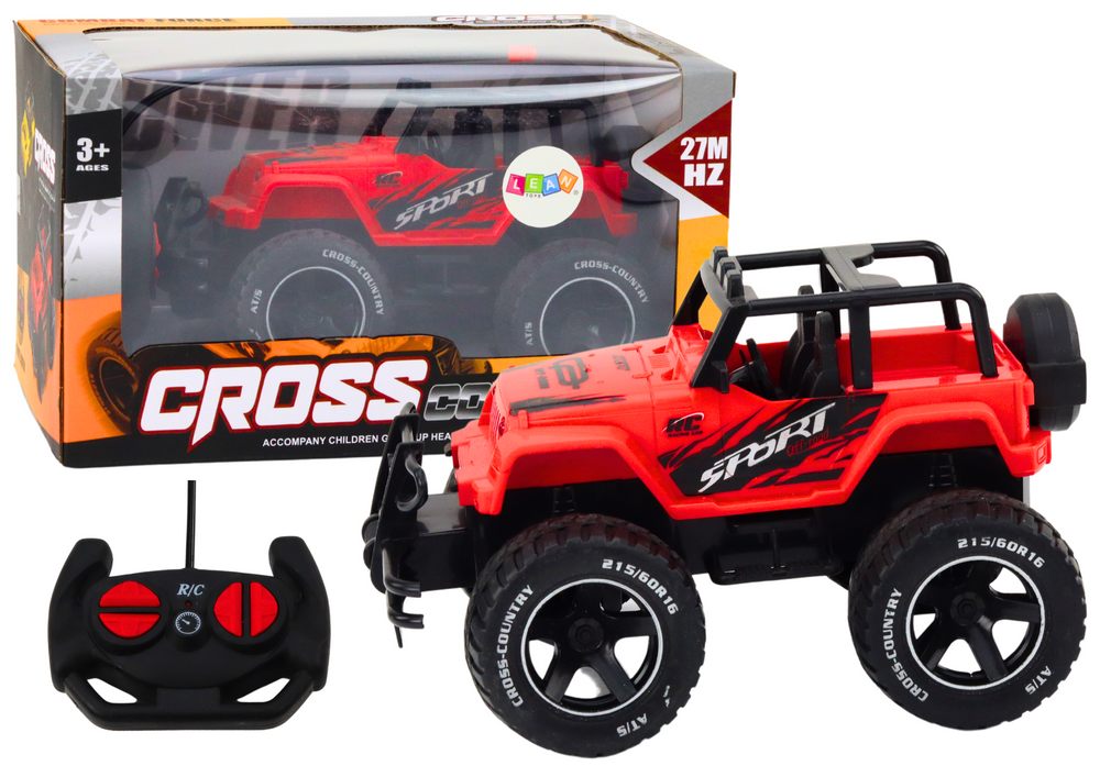 Nuotoliniu Būdu Valdomas Visureigis Rc Automobilis 1:18, Raudonas
