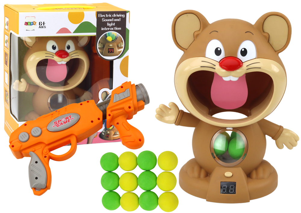 Arkadinis žaidimas lean toys hamster shooting