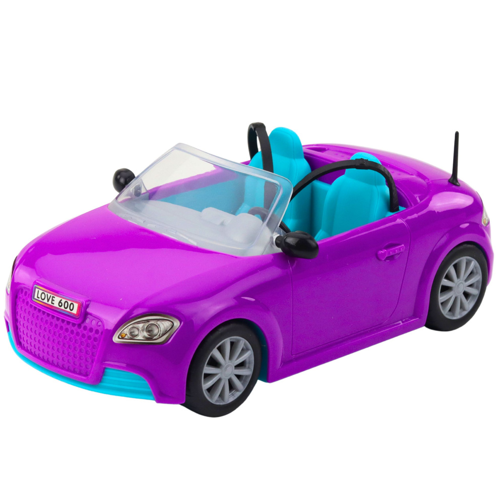 Lėlė su kabrioletu ankiki, violetinis