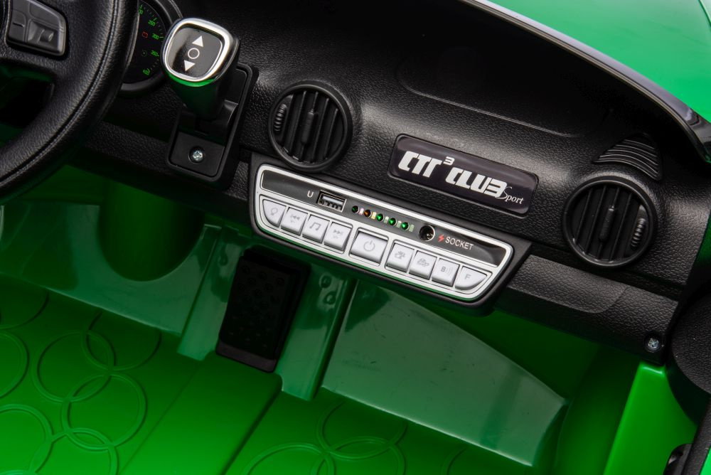 Akumuliatorinis automobilis vaikams s322 žalias 4x4
