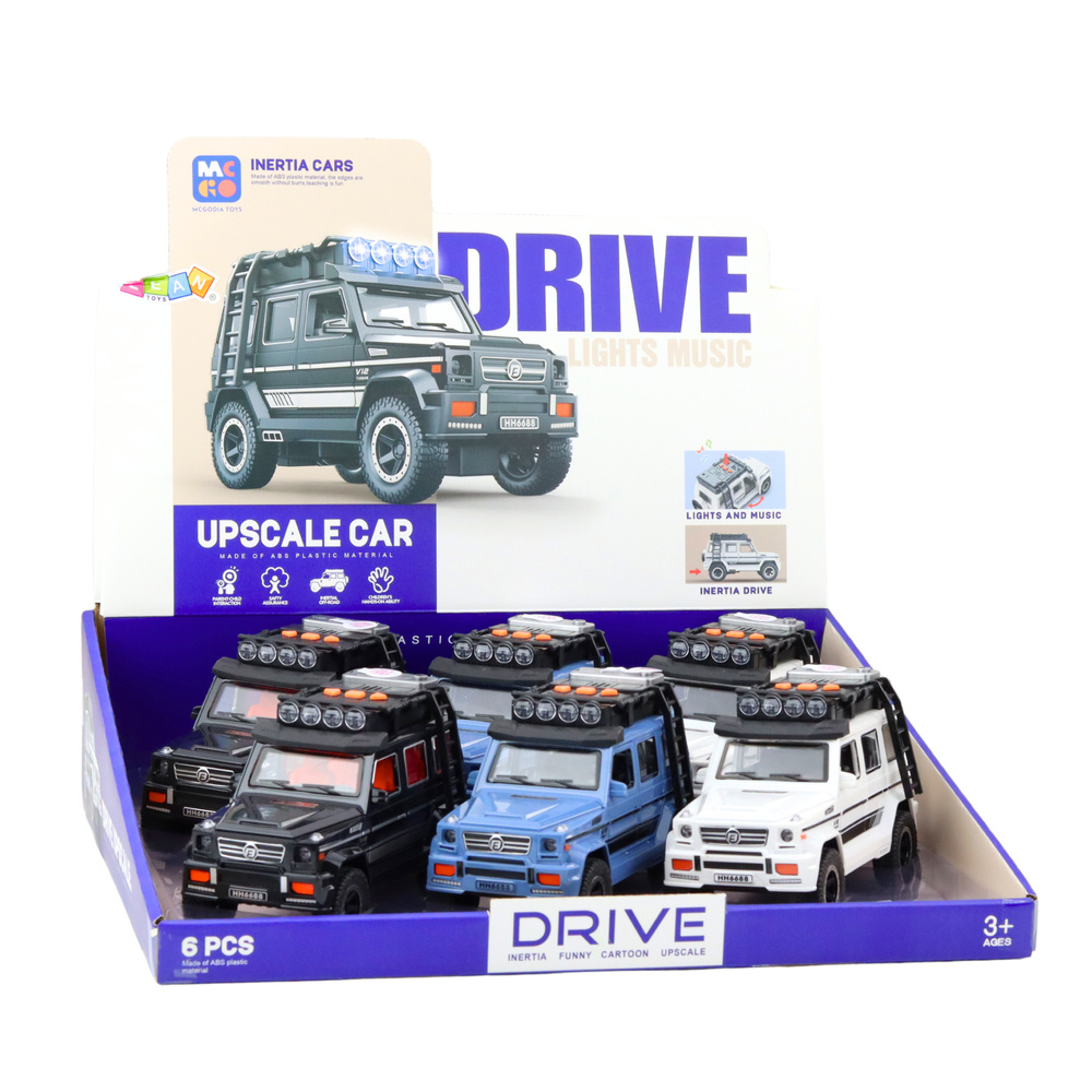 Žaislinis automobilis su šviesos ir garso efektais